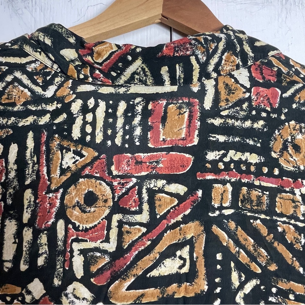 Silk RETRO ARTSY Printed Blouse